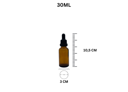 Braunglasflasche mit Pipette