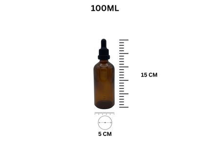 Braunglasflasche mit Pipette