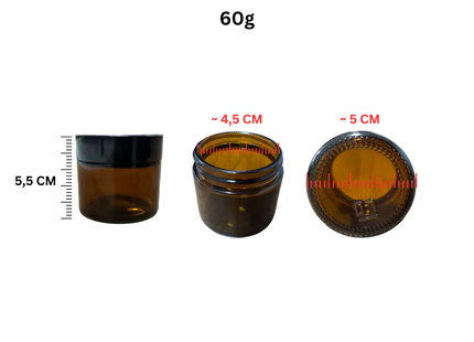 Braunglas Glastiegel
