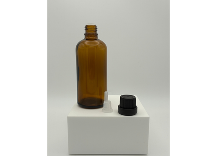 Tropfflaschen Braunglas mit Tropfeinsatz Dropper + 10ml 50ml 100ml +