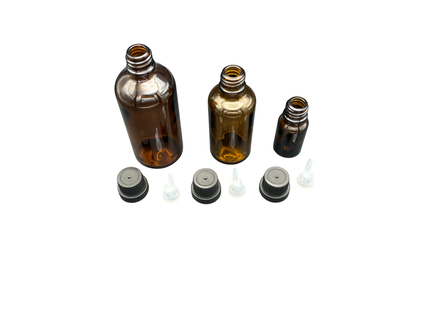 Tropfflaschen Braunglas mit Tropfeinsatz Dropper + 10ml 50ml 100ml +