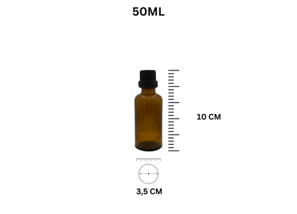 Tropfflaschen Braunglas mit Tropfeinsatz Dropper + 10ml 50ml 100ml +