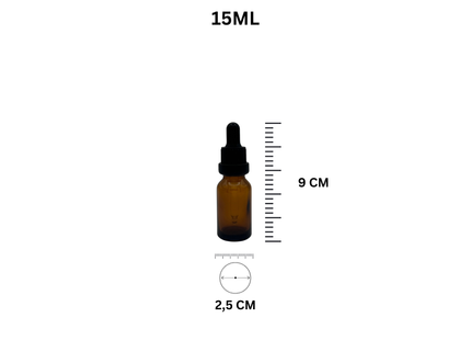 Braunglasflasche mit Pipette