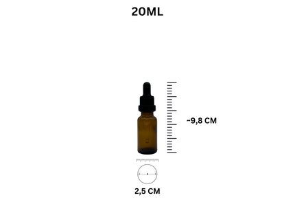 Braunglasflasche mit Pipette