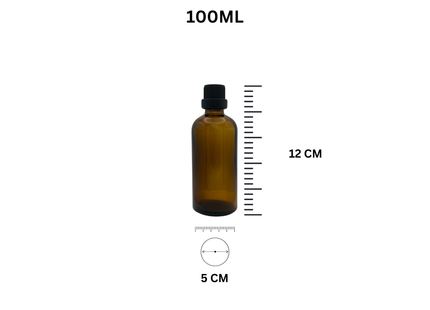 Tropfflaschen Braunglas mit Tropfeinsatz Dropper + 10ml 50ml 100ml +