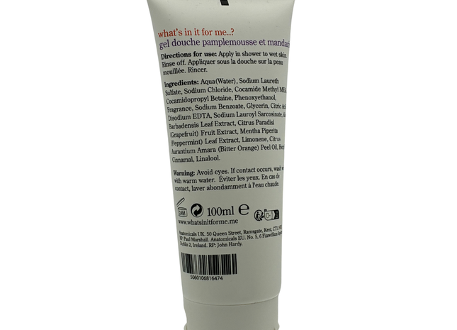 What's in it for me..? Uplifting Extracts Of Grapefruit.. Shower Gel, 100 ML