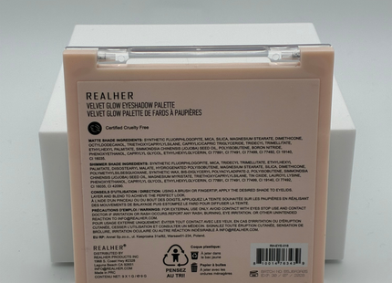 Realher Lidschattenplatte Velvet Glow