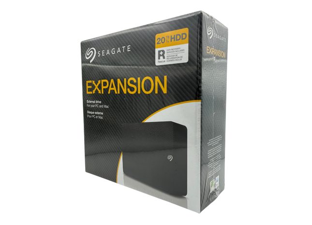 Seagate Expansion Desktop 20TB - External Hard Drive - 3.5 Inch, USB 3.0, PC & Notebook, incl. Data Rescue Service