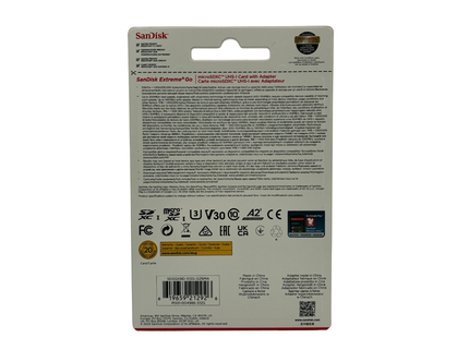 SANDISK 512GB Extreme Go Micro SDXC Karte (Für Android Smartphones und Tablets, Action Cams, Drones, UHS-I, bis zu 200 MB/s 5K, 4K UHD, Rescue Pro Deluxe, V30, Class 10, U3)