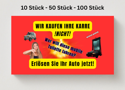 Wir kaufen Ihr Auto nicht! Visitenkarte